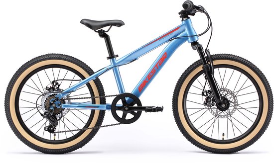 Bikestar kinderfiets MTB Staal 7speed 20inch blauw van Bikestar