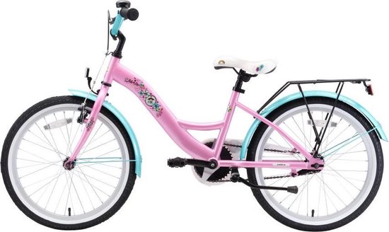 bikestar Premium Kinderfiets 20" Fancy Pink van Bikestar