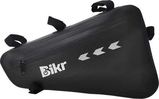 Bikr Frametas - 1,5 liter - Waterdichte fietstas 600D TPU - Bikepacking - Racefiets & Mountainbike - Reflecterend - Lichtgewicht - Grote capaciteit van Bikr