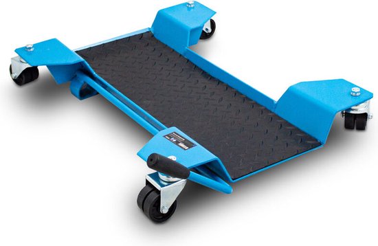 Bituxx Manoeuvreerhulp motor - max. 250kg - voor middenbok - 4 dubbele 360° wielen van Merkloos