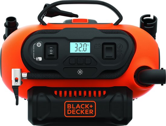 BLACK+DECKER 160 PSI compressor ACDC 18V zonder accu - BDCINF18N-QS