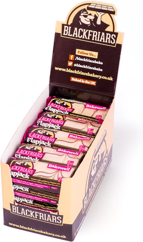 Blackfriars Flapjacks (25x110g) Bakewell - Repen - Energie repen