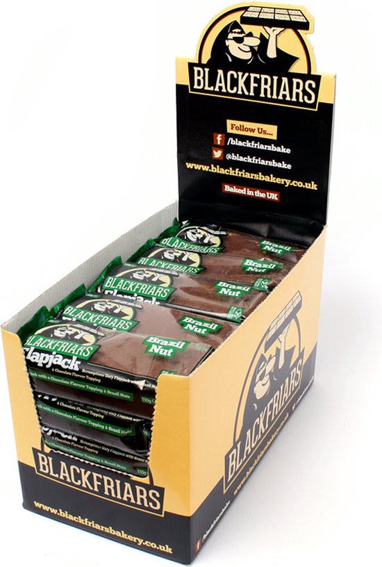 Blackfriars Flapjacks (25x110g) Brazil Nut - Repen - Energie repen
