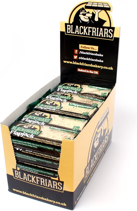 Blackfriars Flapjacks (25x110g) Cappuccino - Repen - Energie repen