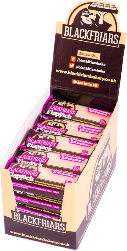 Blackfriars Flapjacks (25x110g) Chocolate Extreme - Repen - Energie repen