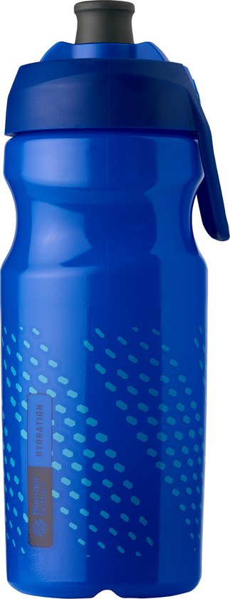 BLENDERBOTTLE - HALEX - BLAUW - 650ml Hydration / water Halex Sports bidon met uniek mondstuk. Drink vanuit iedere richting! Whaaaaat? van BLENDERBOTTLE