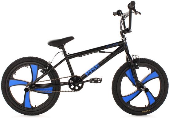 BMX Freestyle Fiets 20 Inch Zwart met 360 Graden Rotor en Pegs