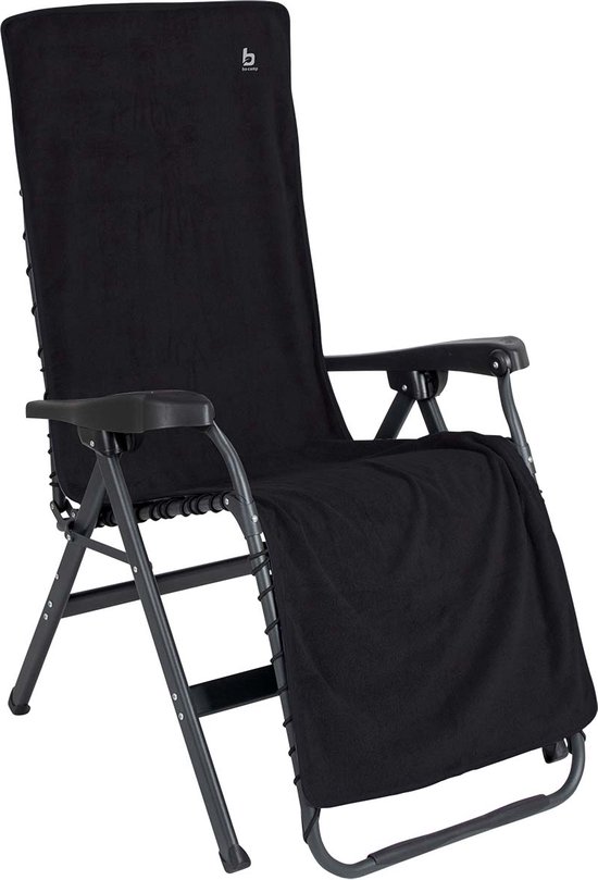 Bo-Camp - Stoelhoes L - Universeel - Badstof - Antraciet van Bo-Camp