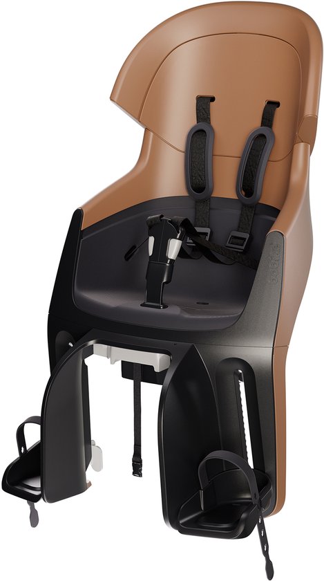 Bobike achterzitje Exclusive Evolve Maxi drager Cinnamon Brown van Bobike