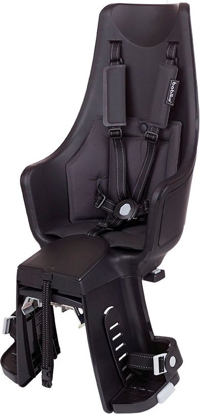 Bobike Exclusive Maxi Plus LED Fietsstoeltje Achter - DB - Urban Black van Bobike