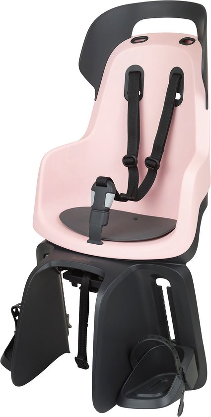 Bobike GO fietszitje voor MIK HD dragers Cotton Candy Pink van Bobike