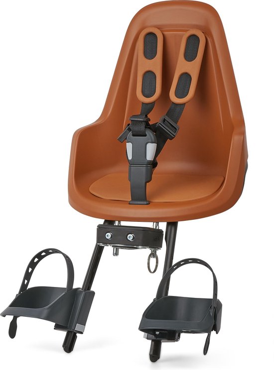 Bobike One Mini Fietsstoeltje Voor - Choc Brown van Bobike