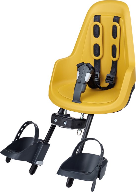 Bobike One Mini Fietsstoeltje Voor - Mighty Mustard van Bobike