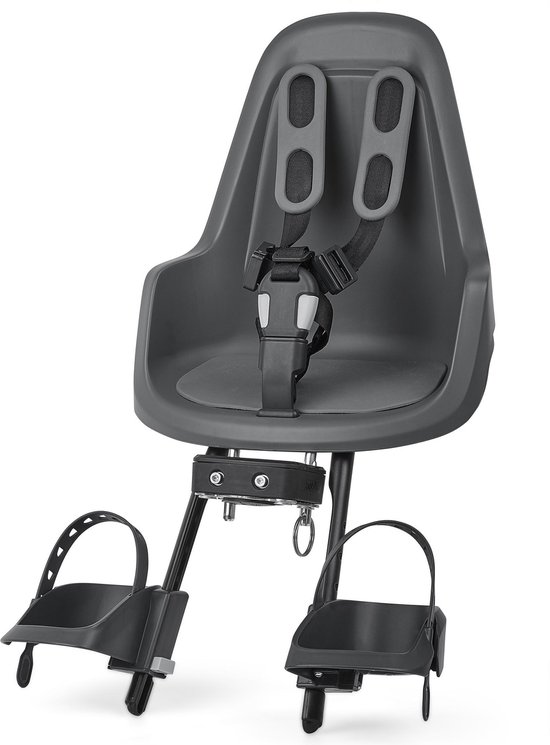 Bobike One Mini Fietsstoeltje Voor - Urban Grey van Bobike