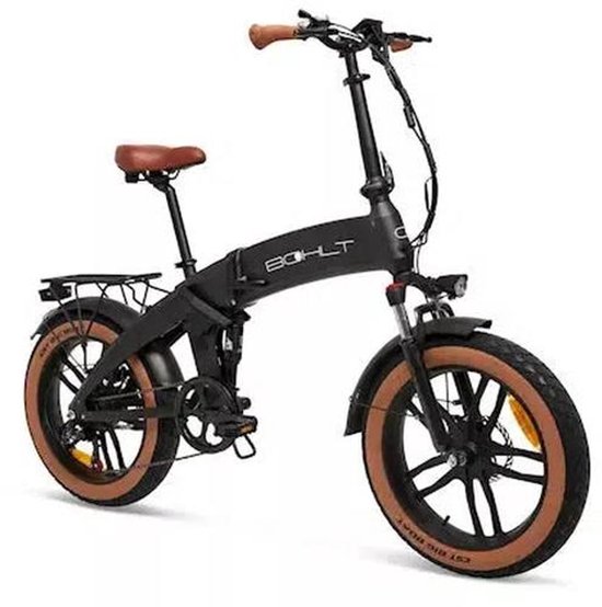 BOHLT F20 - Elektrische Vouwfiets - Zwart - Opvouwbaar - Tot 55 km Actieradius - Shimano 7 Versnellingen