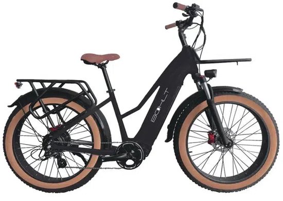 BOHLT Q26 - Fatbike - Zwart - 250W - Elektrische Fatbike