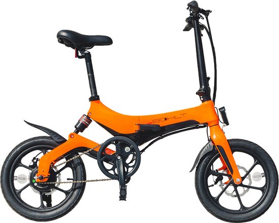 BOHLT X160 elektrische vouwfiets - ingeklapt 770 x 430 x 640 mm - LG accu van Merkloos