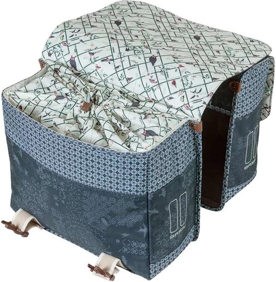 Boho Stijlvolle Basil Boheme Fietsmand - Handgemaakt - Large van Basil