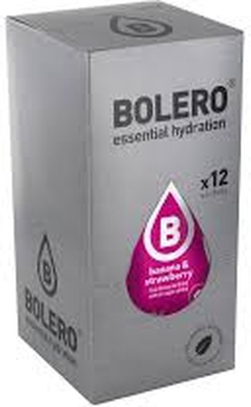 Bolero Limonade - Aardbei/Banaan - 12 pack