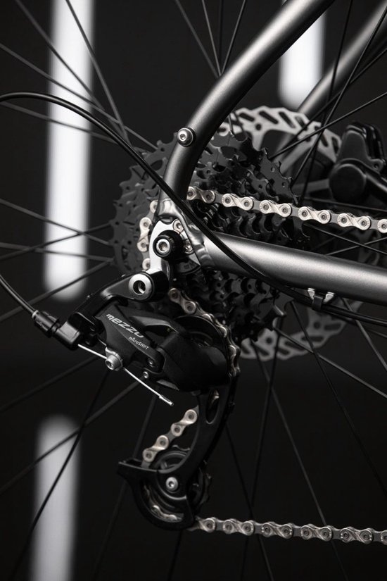 Bombtrack - Munroe AL - Lichtgewicht Stadsfiets - Urban Adventure Bike - Mat Grijs - Maat L 55 cm van Bombtrack