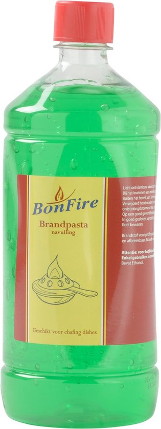 BonFire - Brandpasta Navulling - 1 Liter - geschikt voor chafing dishes van BonFire