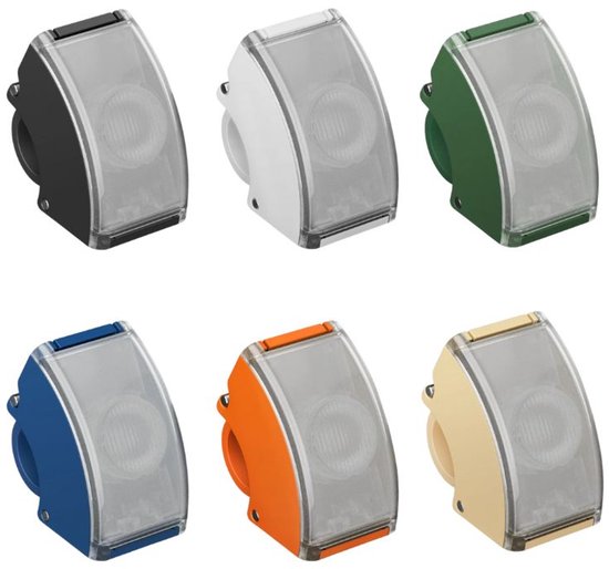 Bookman Curve Fietslampjes - Led Voorlicht - Oplaadbaar via USB - Compact Design