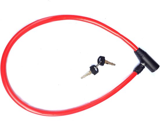 Borvat® | Fietsslot | Kinderfietsslot | geassorteerd 47cm | 2 sleutels van Borvat