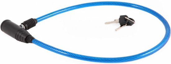 Borvat® - Fietsslot - Kinderfietsslot - geassorteerd 47cm - 2 sleutels van Borvat