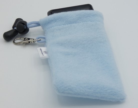 Bosch DLX Kiox/Kiox 300/Intuvia 100/Shimano E6100/Shimano sc-en610-displayhoesjes-Licht Blauw-Fleece e-bike van Bosch
