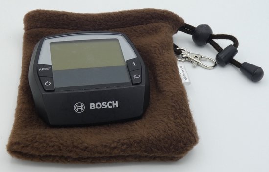 Bosch ebike display hoesje displayhoesje intuvia - Bruin DLX - fleece van Bosch