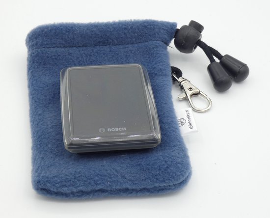 Bosch Kiox 500-DLX-displayhoesjes-Zwart-Fleece e-bike van Bosch