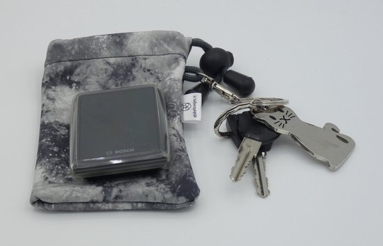 Bosch Kiox/Kiox 300/Intuvia 100/Shimano E6100-DLX-displayhoesjes-Space grijs-softshell e-bike van Bosch