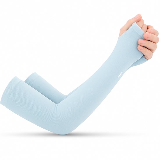 BOTC Arm Sleeve - Compressie Arm Mouwen - UV - Zonbescherming - werende mouwen - Blauw