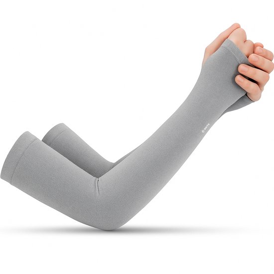 BOTC Arm Sleeve - Compressie Arm Mouwen - UV - Zonbescherming - werende mouwen - Grijs van BOTC