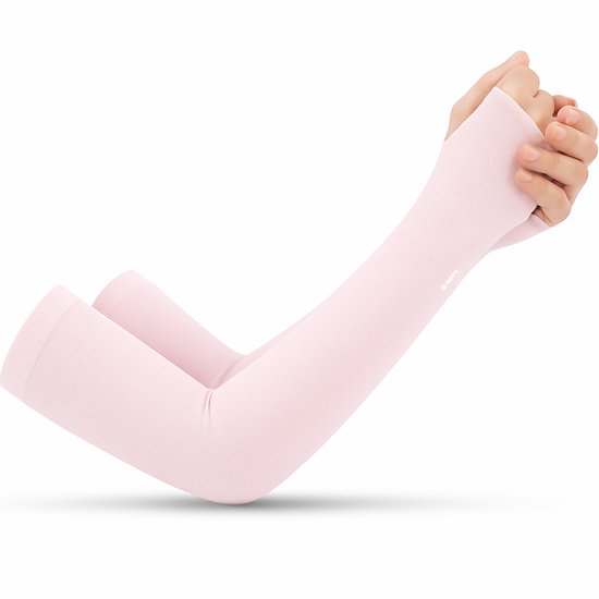 BOTC Arm Sleeve - Compressie Arm Mouwen - UV - Zonbescherming - werende mouwen - Roze van BOTC