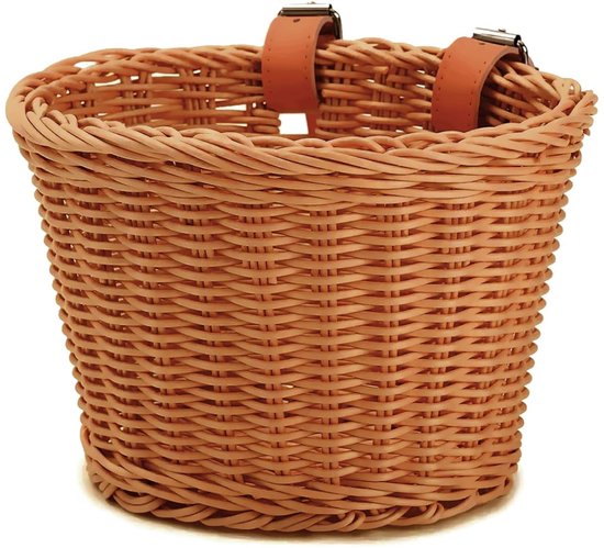 BOTC Fietsmandje Jongens & Meisjes - Fietsmand kinderfiets - Bruin van Merkloos