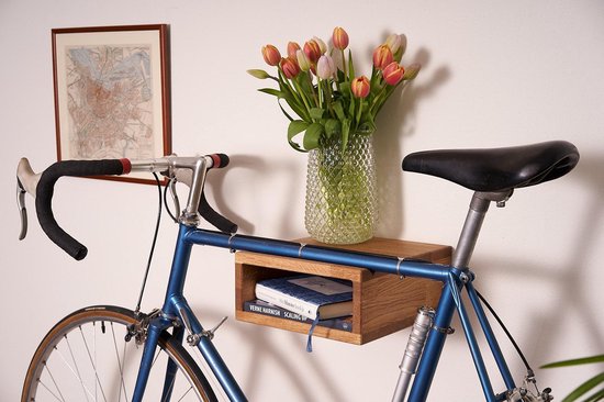 BOTL Amsterdam #2 - 100% EIK - [Natuurlijke Olie] - [Fiets ophangsysteem] - [Muurbeugel fiets] - [Fietsbeugel] - [fiets ophangbeugel] - [Fietshanger] - [Fiets hanger muur] - [fiets ophang systeem] - [Fiets muur] - [Fiets hanger] - [Fiets ophangen] van BOTL Amsterdam