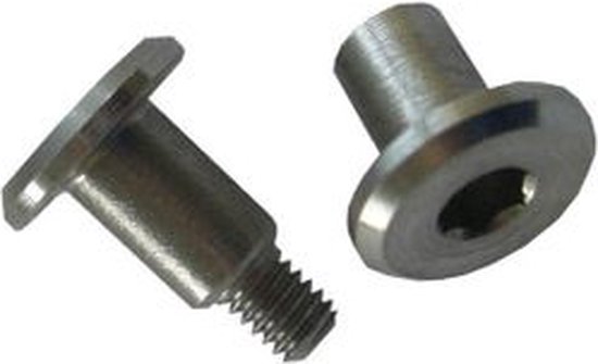 Bout & Moer Voor Lamphaak Rvs van Merkloos