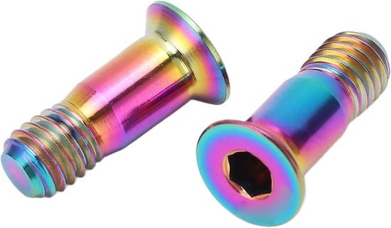 Bouten voor achterderailleur - roestvrij, waterdichte titaniumlegering shifter-geleiderrol-schroef - lichtgewicht geleidewielbouten voor mountain-road-fiets