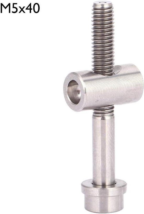 Bouten voor Fiets Zadelpen - 40mm Schroef met Ronde Kop en Ring - Fietsaccessoires - Duurzaam materiaal