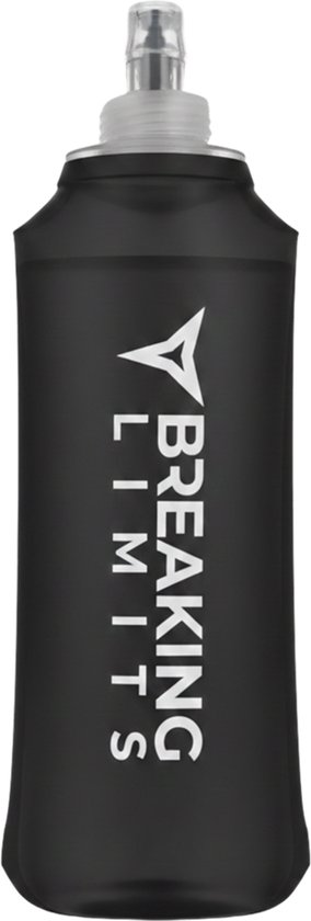 Breaking Limits Soft Flask 500 ML - Opvouwbare Waterfles - Flexibel & Compact - Drinkfles Hardlopen van Merkloos