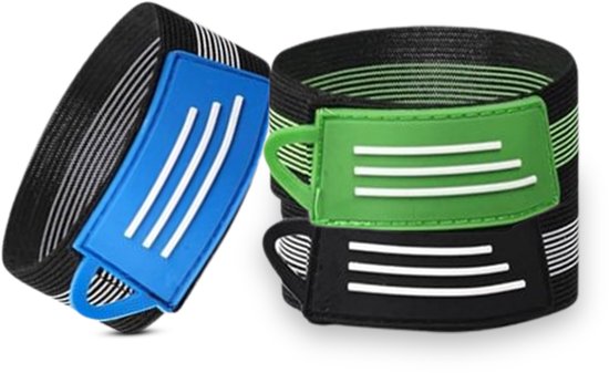 Broekklemmen – Set van 6 - Elastische Broekbinders met Klittenband voor Fietsers - Broekklem op de fiets - StrongFlow van Merkloos
