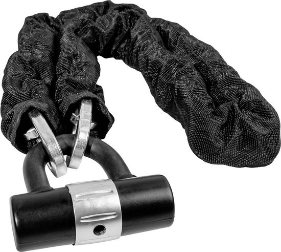 Brüder Mannesmann Kettingslot Zwart Sleutelslot van BRUDER