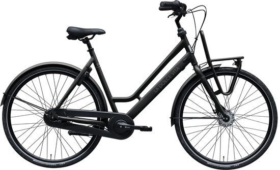 BSP La Dolce Vita Special - Dames Stadsfiets - 7 versnellingen - 57 cm - Onyx Black van Merkloos