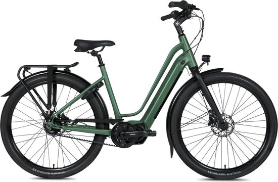 BSP Musa S Elektrische Fiets - E-bike 28 Inch - Damesfiets 47 cm - 8 Versnellingen - Hydraulische Schijfrem - 504 Wh Accu - Donkergroen van Bsp