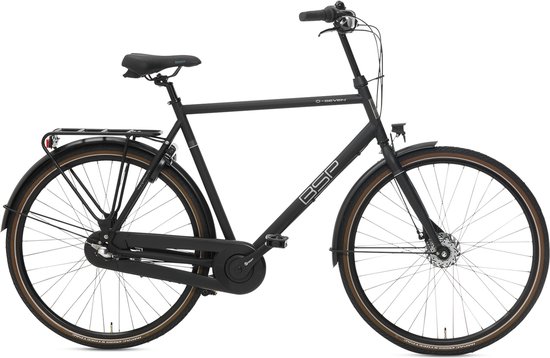 BSP O-Seven N7 Stadsfiets Heren 56 cm Onyx Black Matt