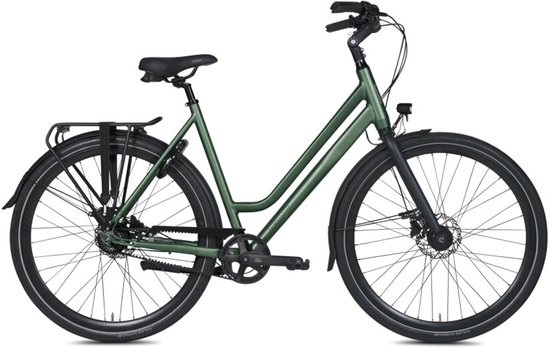 BSP Voyager Belt - Dames Stadsfiets - Riemaandrijving - 8 versnellingen - 52 cm - Emerald Green