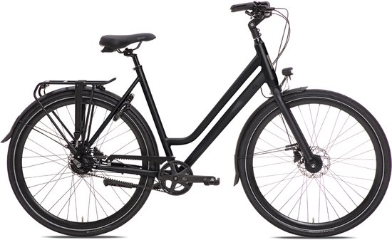 BSP Voyager Belt - Dames Stadsfiets - Riemaandrijving - 8 versnellingen - 52 cm - Onyx Black