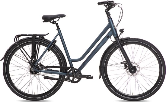 BSP Voyager Belt - Dames Stadsfiets - Riemaandrijving - 8 versnellingen - 56 cm - Deep Sky Blue van Bsp