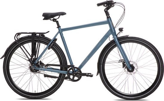 BSP Voyager Belt - Heren Stadsfiets - Riemaandrijving - 8 versnellingen - 56 cm - Deep Sky Blue van Bsp